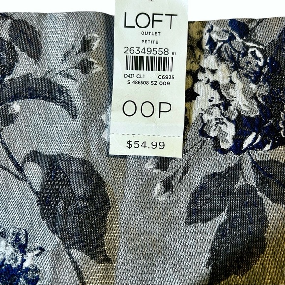 LOFT‎ Outlet Brocade Mini Skirt. NWT. - Picture 4 of 6